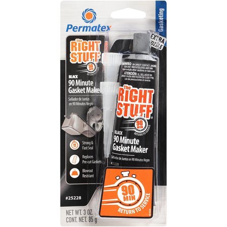Itw Performance Polymers Permatex The Right Stuff Instant Rubber Gasket Maker - 10.1 Fl. Oz. Cartridge 25228